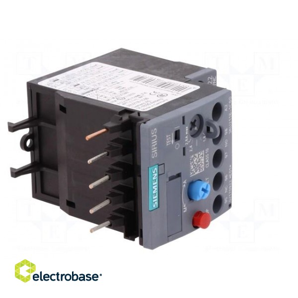 Thermal relay | Series: 3RT20 | Size: S00 | Auxiliary contacts: NC,NO image 8