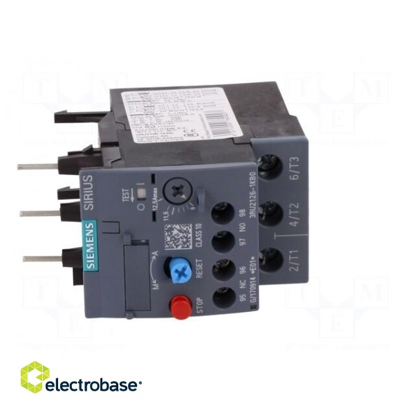 Thermal relay | Series: 3RT20 | Size: S0 | Auxiliary contacts: NC,NO image 9