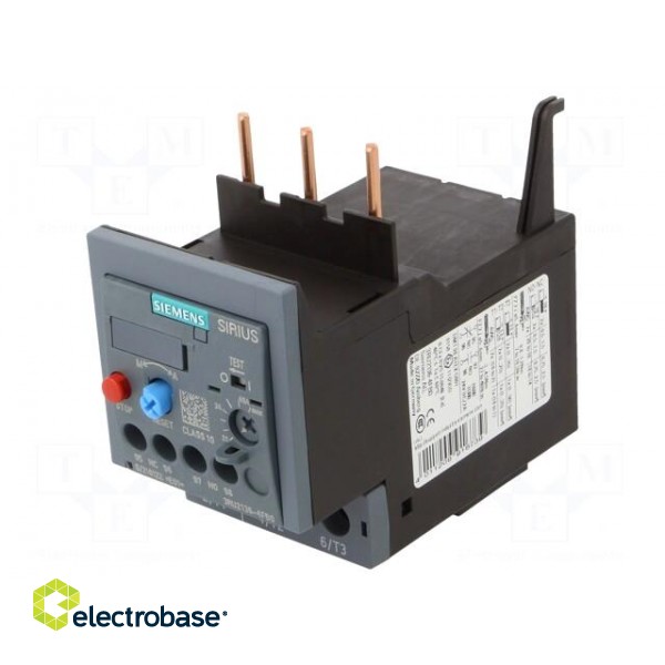 Thermal relay | Series: 3RT20 | Size: S2 | Auxiliary contacts: NC,NO paveikslėlis 1