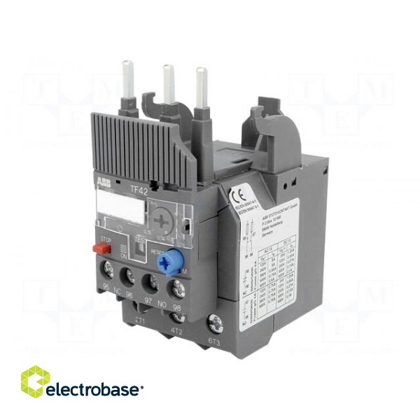 Thermal relay | Series: AF | Leads: screw terminals | 0.13÷0.17A image 1