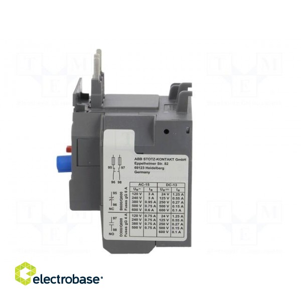 Thermal relay | Series: AF | Leads: screw terminals | 2.3÷3.1A фото 4
