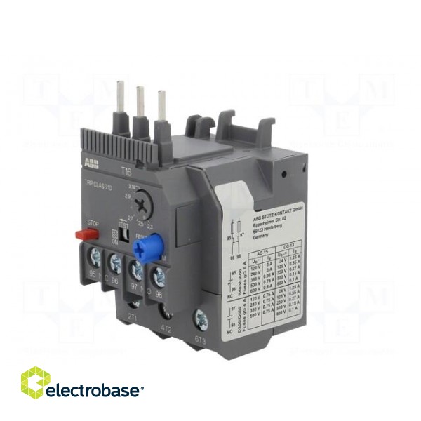 Thermal relay | Series: AF | Leads: screw terminals | 2.3÷3.1A фото 3