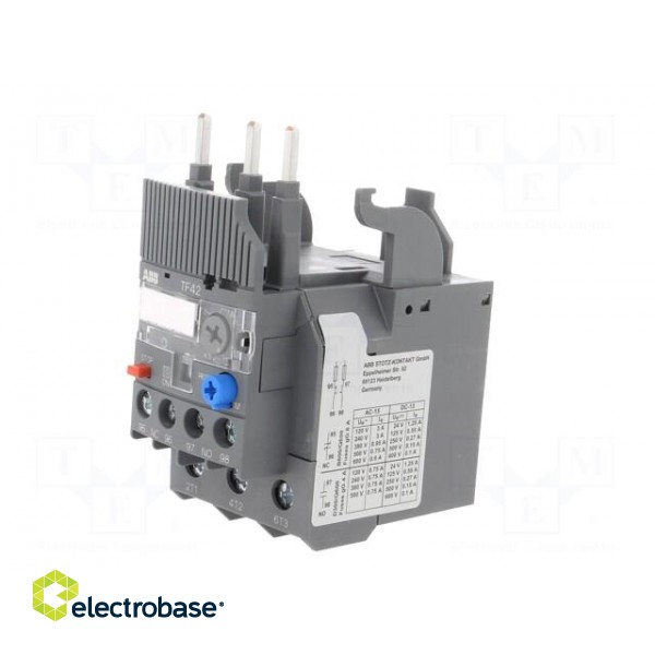 Thermal relay | Series: AF | Leads: screw terminals | 5.7÷7.6A фото 2