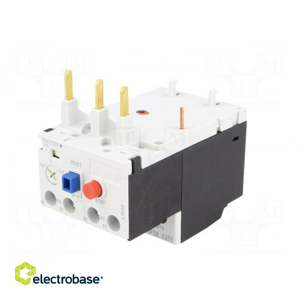 Thermal relay | Series: RF38 | Leads: screw terminals | 1.6÷2.5A image 2