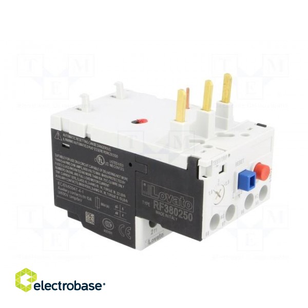 Thermal relay | Series: RF38 | Leads: screw terminals | 1.6÷2.5A фото 8