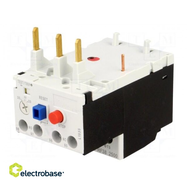 Thermal relay | Series: RF38 | Leads: screw terminals | 20÷25A image 1