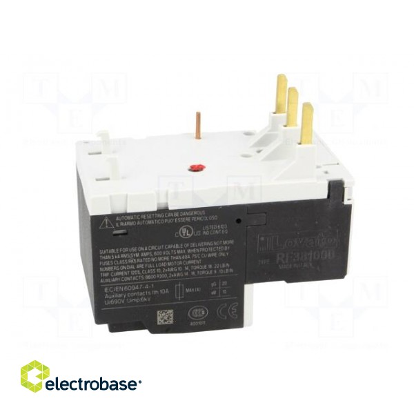 Thermal relay | Series: RF38 | Leads: screw terminals | 6.3÷10A фото 7