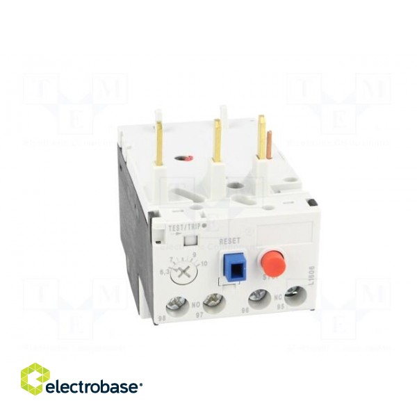 Thermal relay | Series: RF38 | Leads: screw terminals | 6.3÷10A фото 9