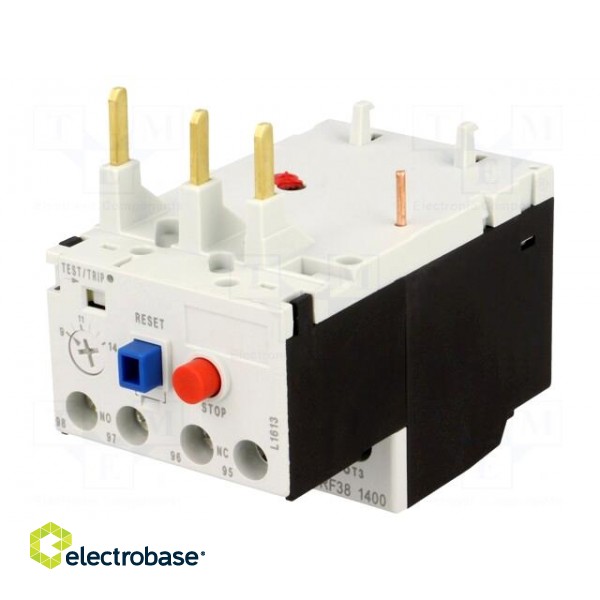 Thermal relay | Series: RF38 | Leads: screw terminals | 9÷14A фото 1
