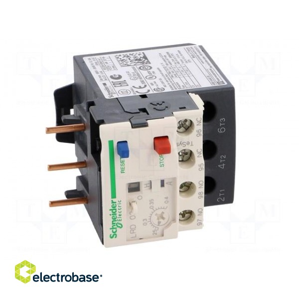 Thermal relay | Series: TeSys D | Leads: screw terminals | 0.25÷0.4A image 9