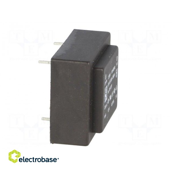 Transformer: encapsulated | 0.5VA | 230VAC | 12V | 42mA | Mounting: PCB фото 9