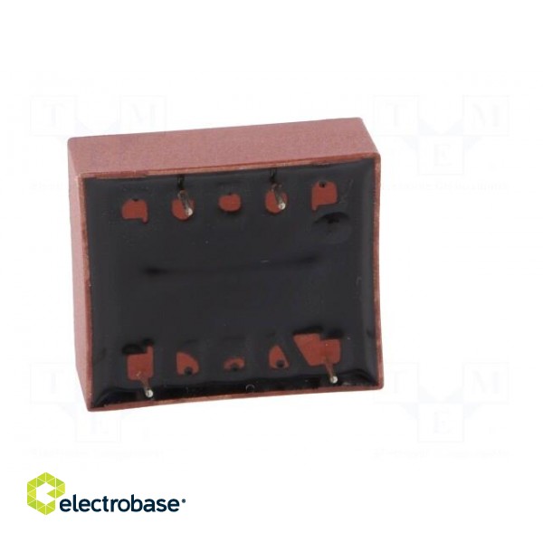 Transformer: encapsulated | 0.6VA | 230VAC | 12V | 50mA | Mounting: PCB paveikslėlis 7