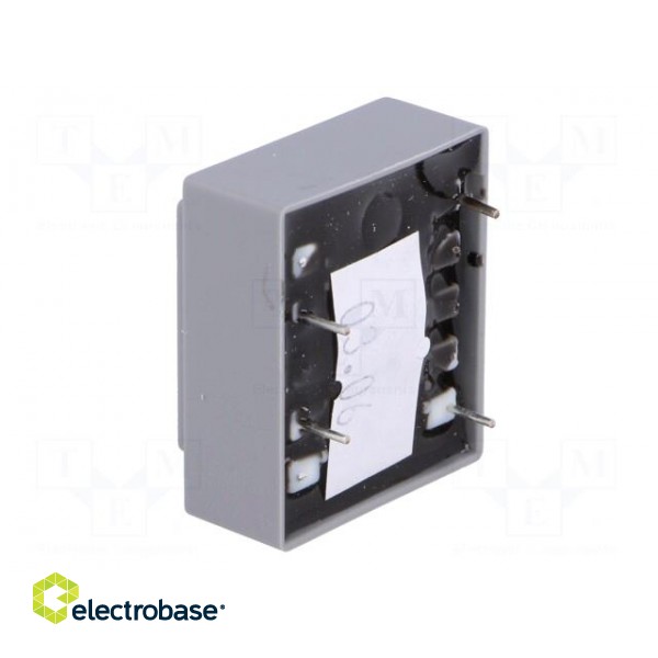 Transformer: encapsulated | 0.6VA | 230VAC | 7.5V | 0.08A | IP00 | 70g paveikslėlis 4