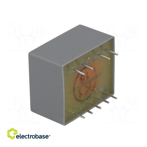 Transformer: encapsulated | 1.2VA | 230VAC | 24V | 0.05A | Mounting: PCB image 6