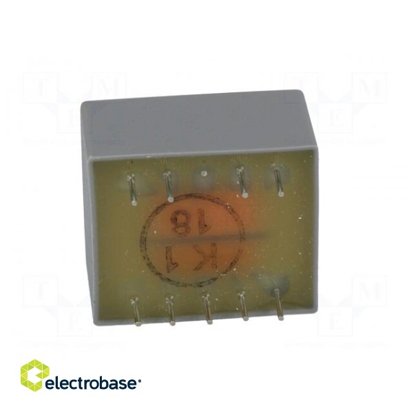 Transformer: encapsulated | 1.2VA | 230VAC | 24V | 0.05A | Mounting: PCB image 7