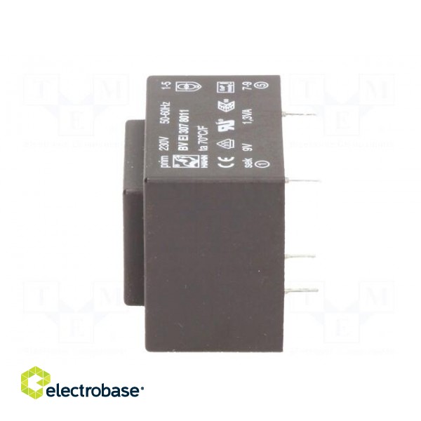 Transformer: encapsulated | 1.3VA | 230VAC | 9V | 144mA | PCB | BVEI image 5