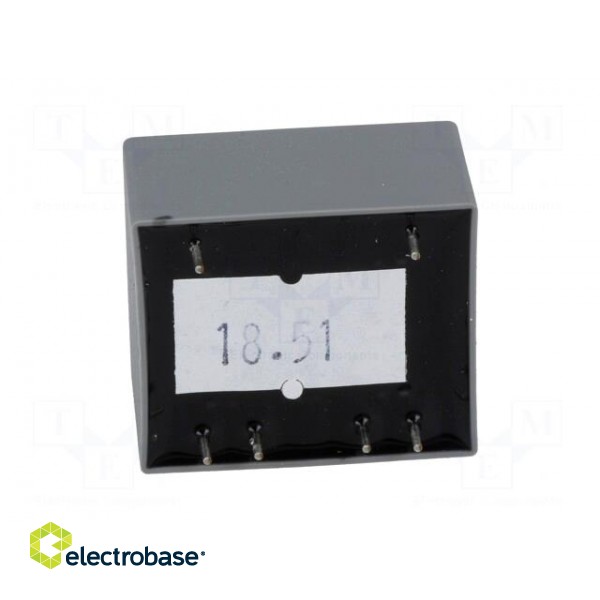 Transformer: encapsulated | 1.5VA | 230VAC | 6V | 6V | 0.1A | 0.1A | IP00 image 7