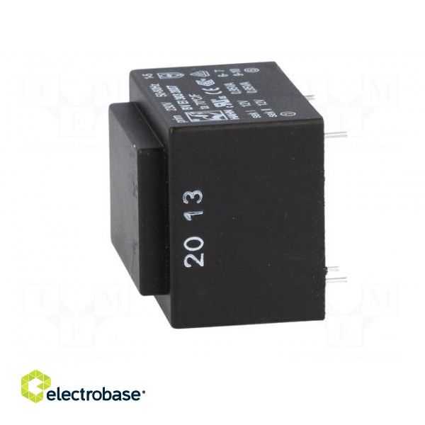 Transformer: encapsulated | 1.9VA | 230VAC | 12V | 12V | 79mA | 79mA | PCB image 3