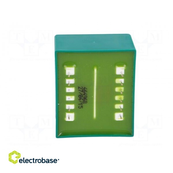 Transformer: encapsulated | 10VA | 230VAC | 12V | 12V | 416.6mA | 416.6mA image 3