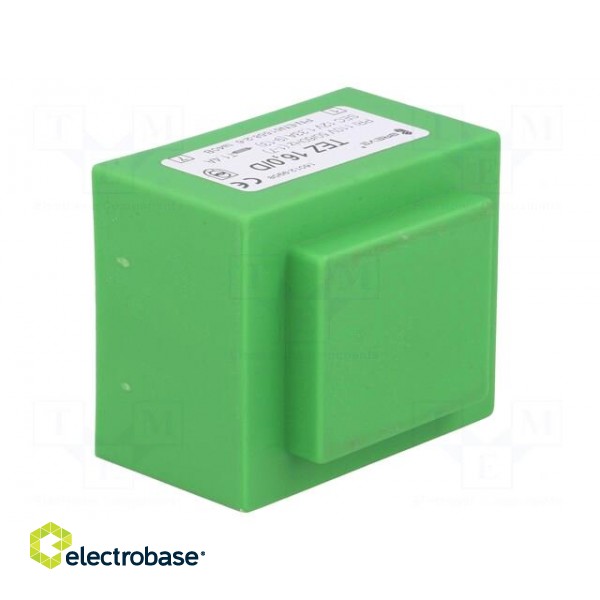 Transformer: encapsulated | 16VA | 110VAC | 12V | 1333.3mA | IP00 | 420g image 8