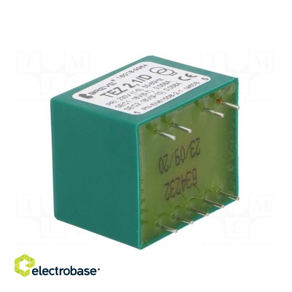 Transformer: encapsulated | 2.1VA | 230VAC | 18V | 18V | 58mA | 58mA | PCB image 6