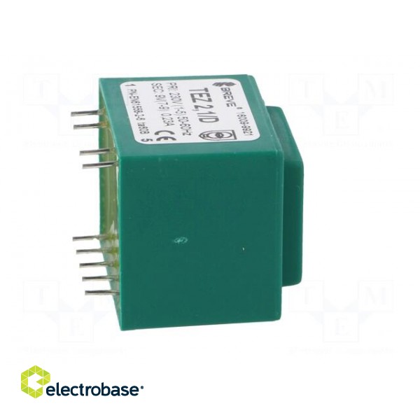 Transformer: encapsulated | 2.1VA | 230VAC | 9V | 233mA | PCB | IP00 | TEZ paveikslėlis 9