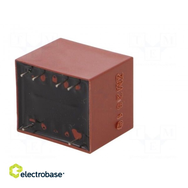 Transformer: encapsulated | 2.3VA | 117VAC | 12V | 12V | 96mA | 96mA | PCB image 8