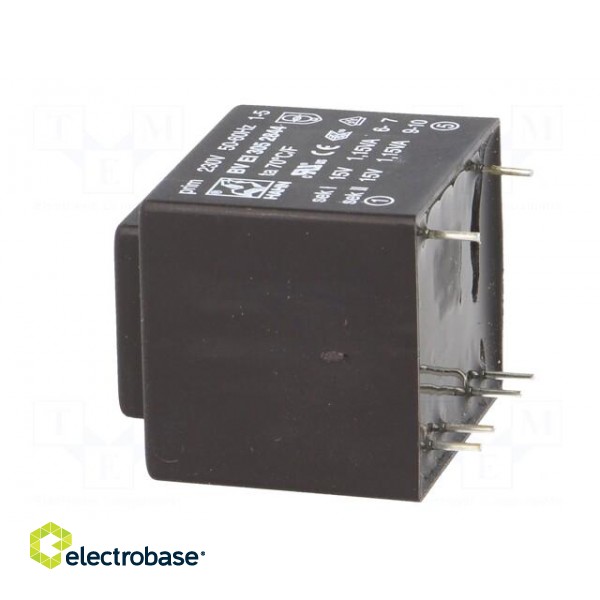 Transformer: encapsulated | 2.3VA | 230VAC | 15V | 15V | 76mA | 76mA | PCB image 5