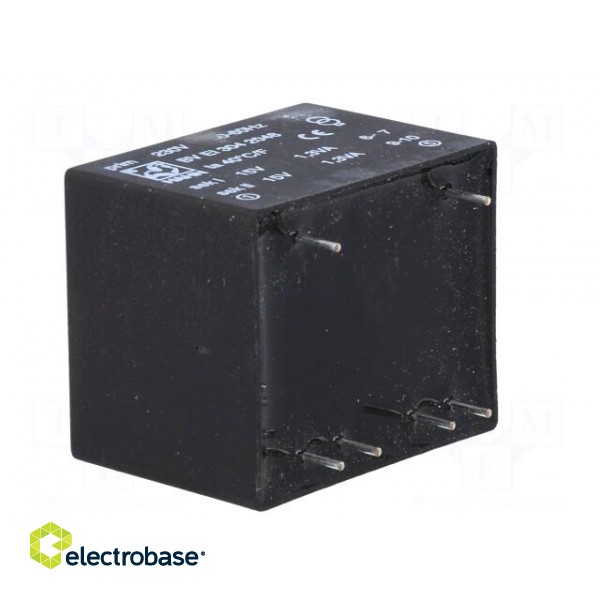 Transformer: encapsulated | 2.6VA | 230VAC | 15V | 15V | 87mA | 87mA | PCB image 4