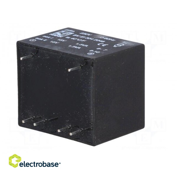 Transformer: encapsulated | 2.6VA | 230VAC | 15V | 15V | 87mA | 87mA | PCB image 6