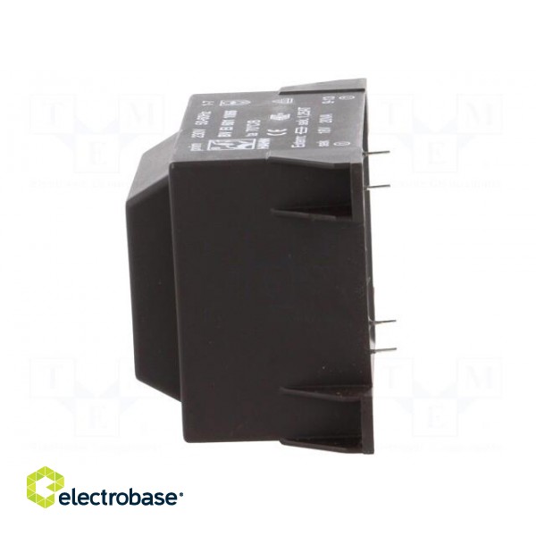 Transformer: encapsulated | 20VA | 230VAC | 18V | 1112mA | Mounting: PCB image 5