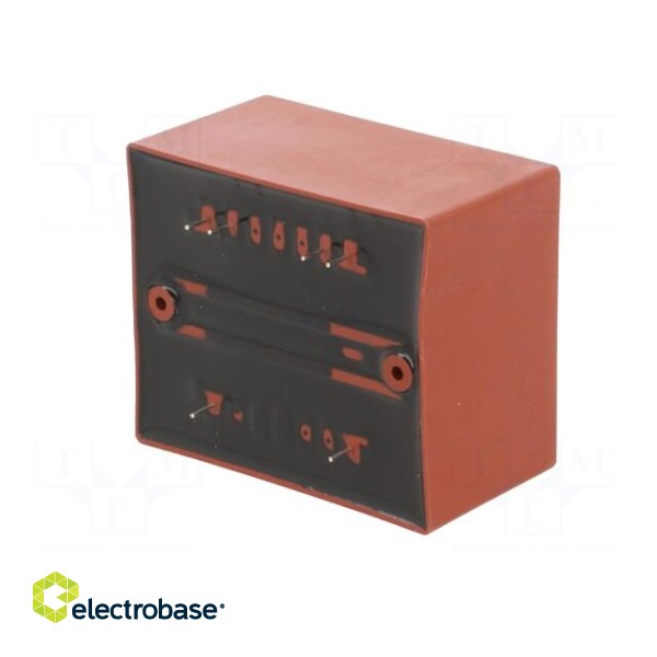 Transformer: encapsulated | 22VA | 230VAC | 24V | 24V | 458mA | 458mA | PCB фото 8