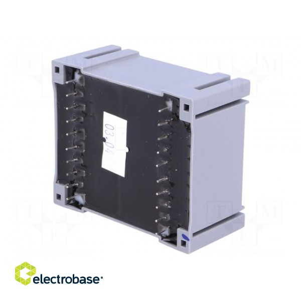 Transformer: encapsulated | 24VA | 230VAC | 12V | 12V | 1A | 1A | IP00 | 500g paveikslėlis 6