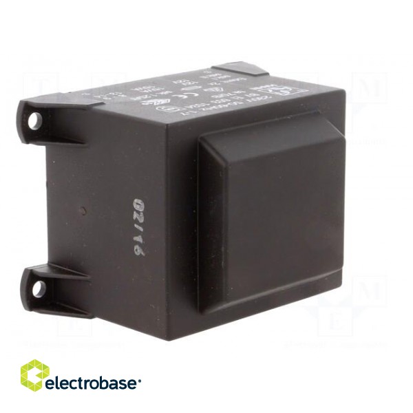 Transformer: encapsulated | 30VA | 230VAC | 12V | 12V | 1250mA | 1250mA image 2