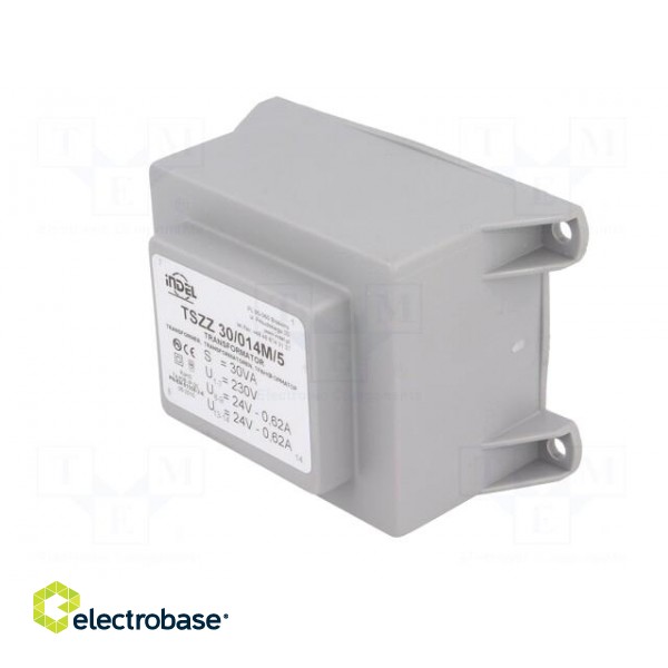 Transformer: encapsulated | 30VA | 230VAC | 24V | 24V | 0.62A | 0.62A image 4