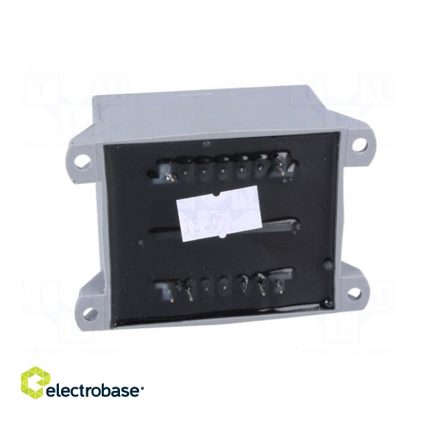 Transformer: encapsulated | 35VA | 230VAC | 6V | 6V | 2.91A | 2.91A | IP00 image 5