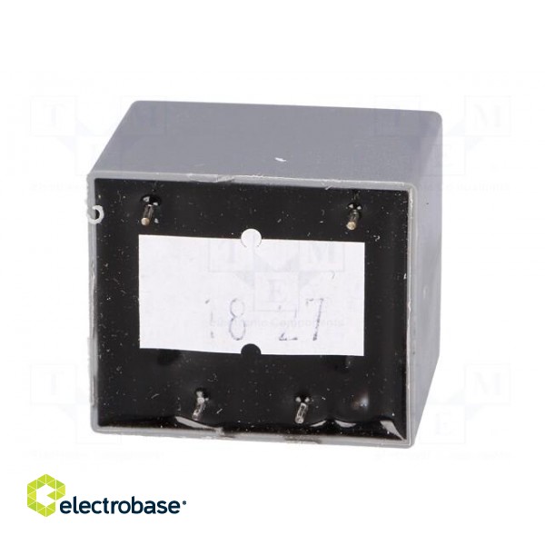 Transformer: encapsulated | 3VA | 230VAC | 9V | 0.33A | Mounting: PCB image 7