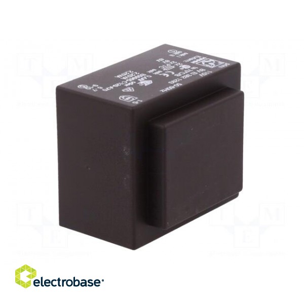 Transformer: encapsulated | 4.5VA | 115VAC | 6V | 6V | 375mA | 375mA | PCB image 2