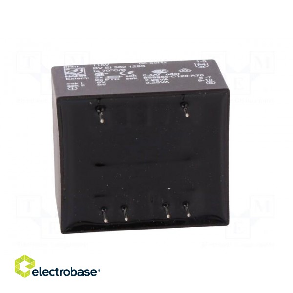 Transformer: encapsulated | 4.5VA | 115VAC | 6V | 6V | 375mA | 375mA | PCB image 7