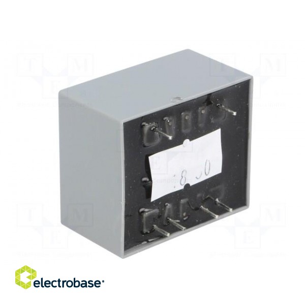 Transformer: encapsulated | 4.5VA | 230VAC | 6V | 6V | 0.37A | 0.37A | IP00 image 6