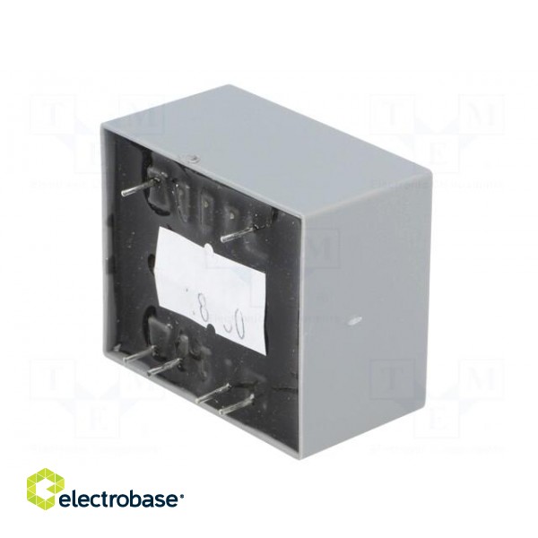 Transformer: encapsulated | 4.5VA | 230VAC | 6V | 6V | 0.37A | 0.37A | IP00 image 8