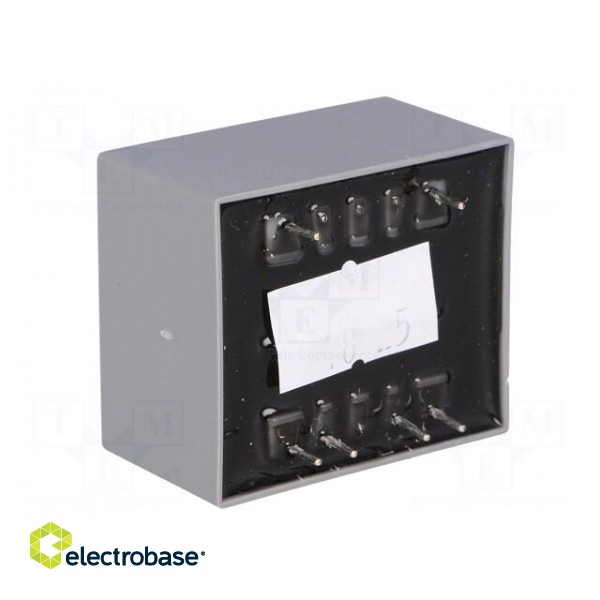 Transformer: encapsulated | 4.5VA | 230VAC | 7.5V | 7.5V | 0.3A | 0.3A image 6