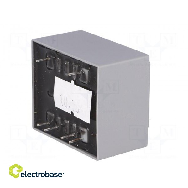 Transformer: encapsulated | 4.5VA | 230VAC | 9V | 9V | 0.25A | 0.22A | IP00 image 8