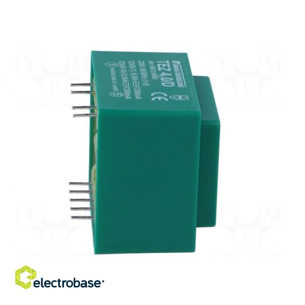 Transformer: encapsulated | 4VA | 230VAC | 12V | 12V | 166.6mA | 166.6mA image 7