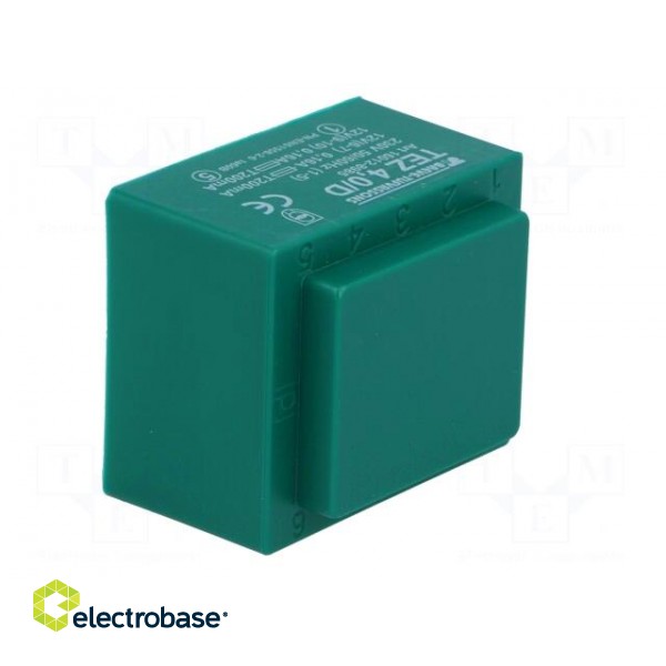 Transformer: encapsulated | 4VA | 230VAC | 12V | 12V | 166.6mA | 166.6mA image 8