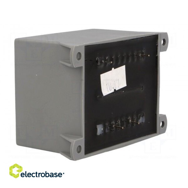 Transformer: encapsulated | 55VA | 230VAC | 12V | 4.58A | Mounting: PCB image 6