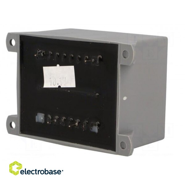 Transformer: encapsulated | 55VA | 230VAC | 12V | 4.58A | Mounting: PCB image 8