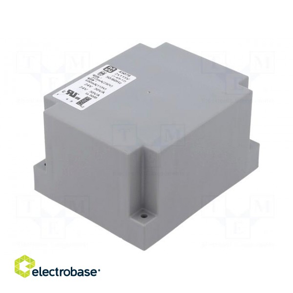 Transformer: encapsulated | 60VA | 115VAC,230VAC | 24V | 24V | 1.25A paveikslėlis 1