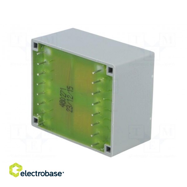 Transformer: mains | 10VA | 115/230VAC | 9V | 9V | Mounting: PCB | IP00 image 8