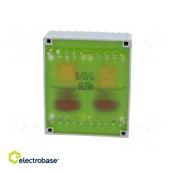 Transformer: mains | 14VA | 115/230VAC | 9V | 9V | Mounting: PCB | IP00 image 7